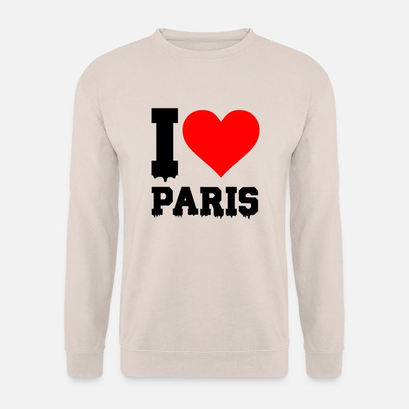 i love paris - Unisex Pullover - Sand