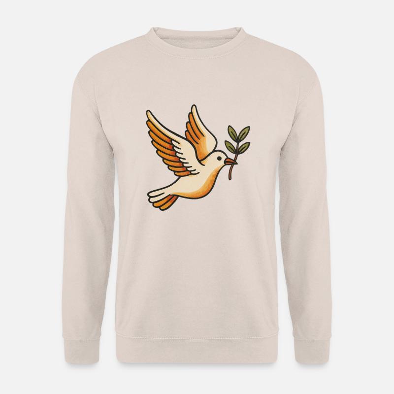 Taube des Friedens - Unisex Pullover - Sand