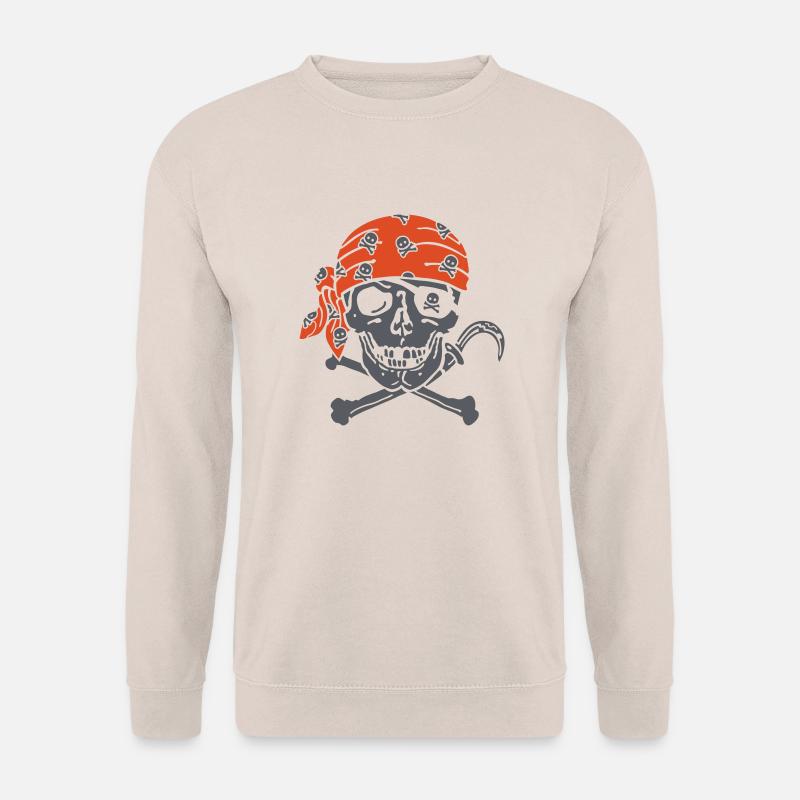 Piratenschädel - Unisex Pullover - Sand
