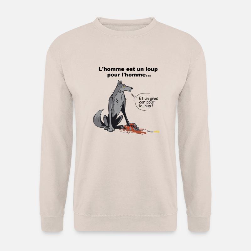 wolfman - Unisex Pullover - Sand