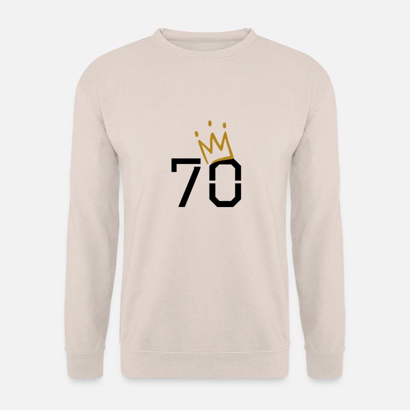 70 Geburtstag - Unisex Pullover - Sand