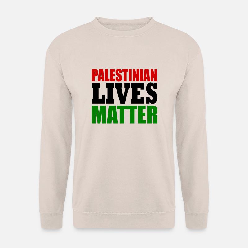 palestinian lives matter - Unisex Pullover - Sand
