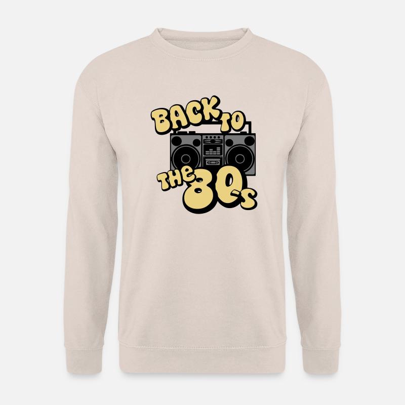 80er Party , Fun Shirt , Back Back to the 80s (25) - Unisex Pullover - Sand