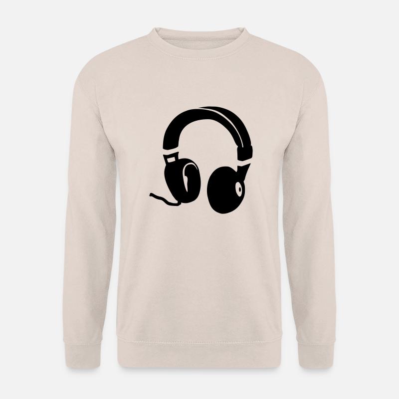 Kopfhörer - Unisex Pullover - Sand