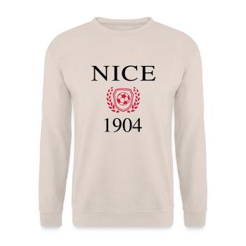 Nice Origin 1904 - Unisex Sweatshirt - sand - Front - Alina (178cm) & Michal (187cm)