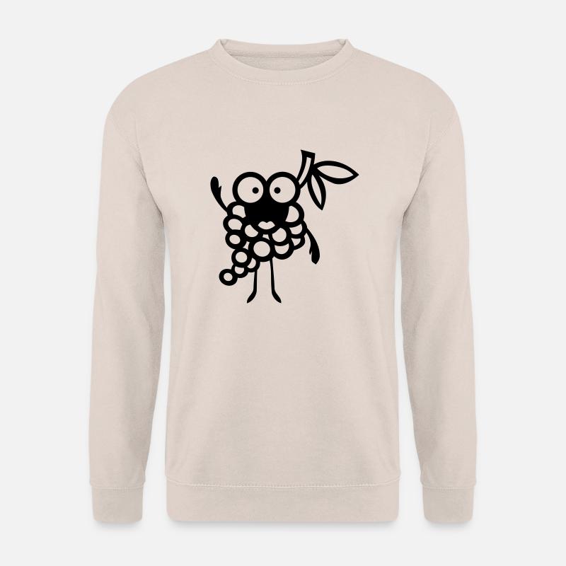 freche Früchtchen: Weintraube - Unisex Pullover - Sand