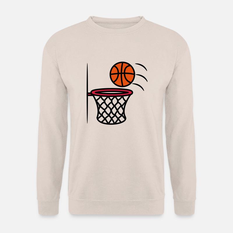 Basketball korb - Unisex Pullover - Sand
