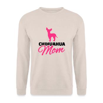 Chihuahua - Unisex Pullover - Sand - Vorne - Alina (178cm) & Michal (187cm)