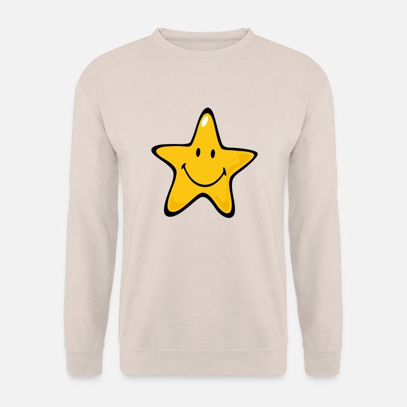 Smiley Star - Unisex Pullover - Sand