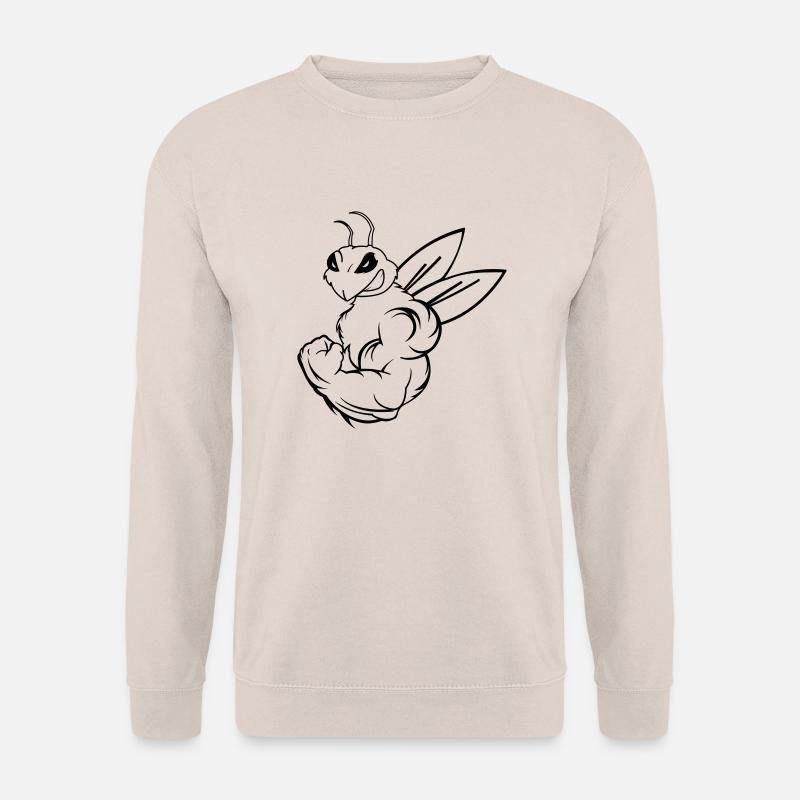strong_bee_01 - Unisex Sweatshirt - sand