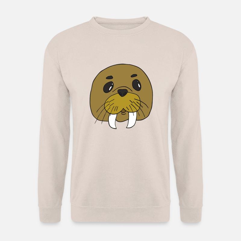 walross lusti - Unisex Pullover - Sand