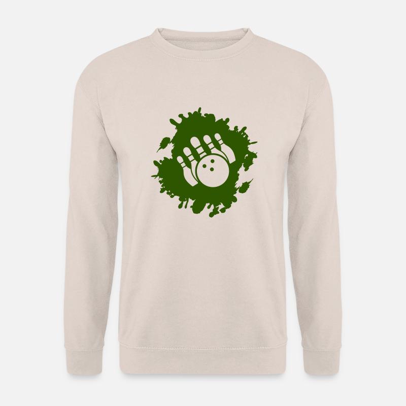 kegeln bowling klecks - Unisex Pullover - Sand