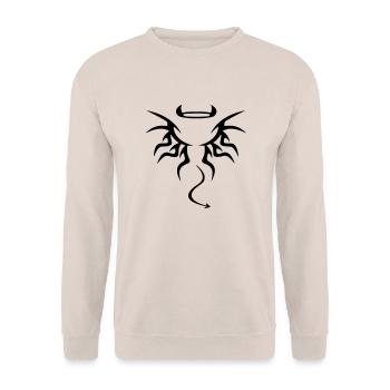 ange ou demon - Sweat-shirt Unisexe - sable - Devant - Alina (178cm) & Michal (187cm)