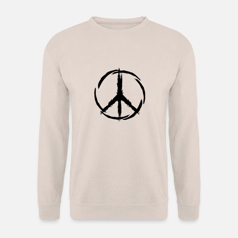 Peace Symbol Frieden - Unisex Pullover - Sand