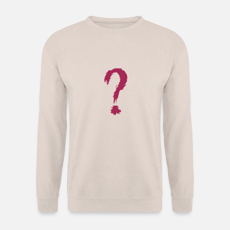 Point d'interrogation - Sweat-shirt Unisexe - sable