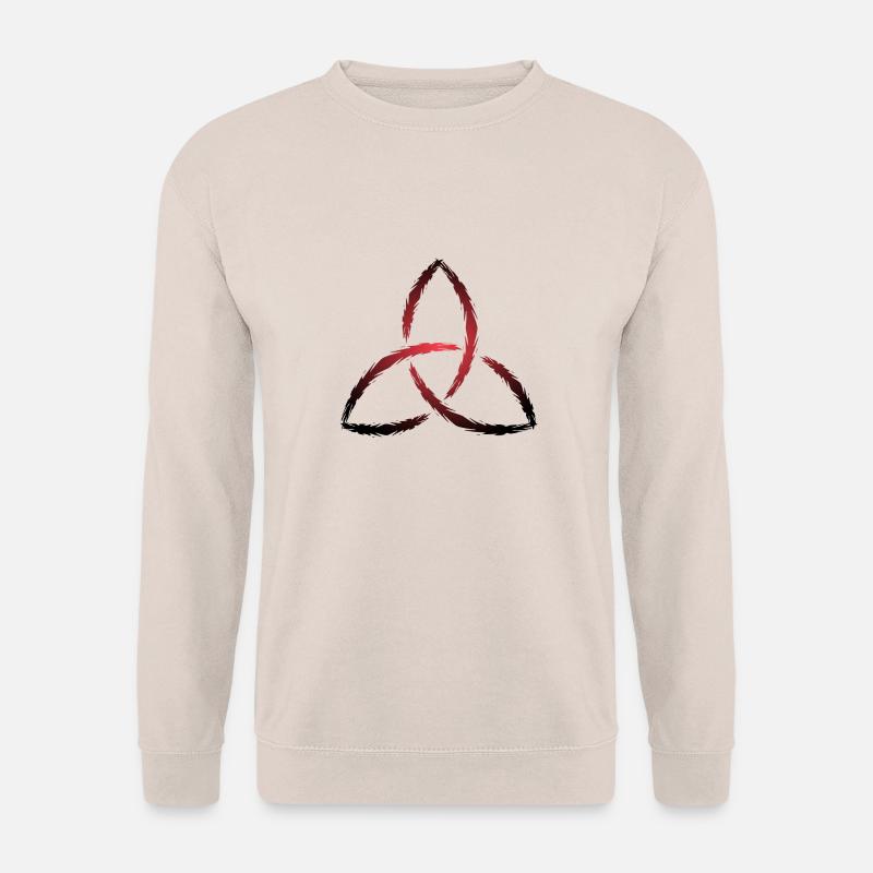 Triquetra - Keltisches Symbol - Unisex Pullover - Sand