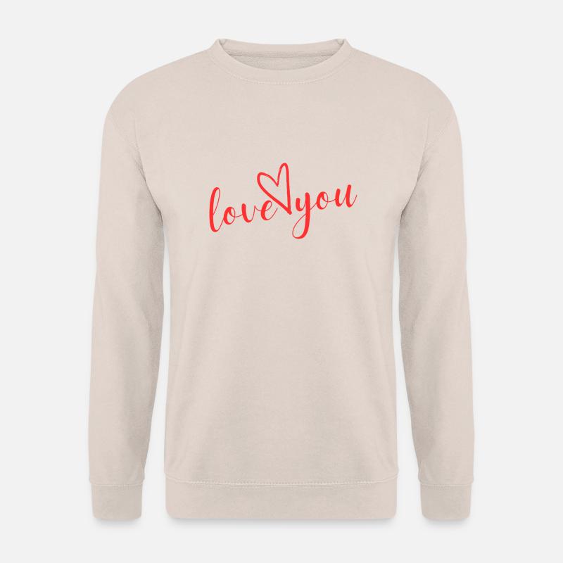 love you - Unisex Pullover - Sand