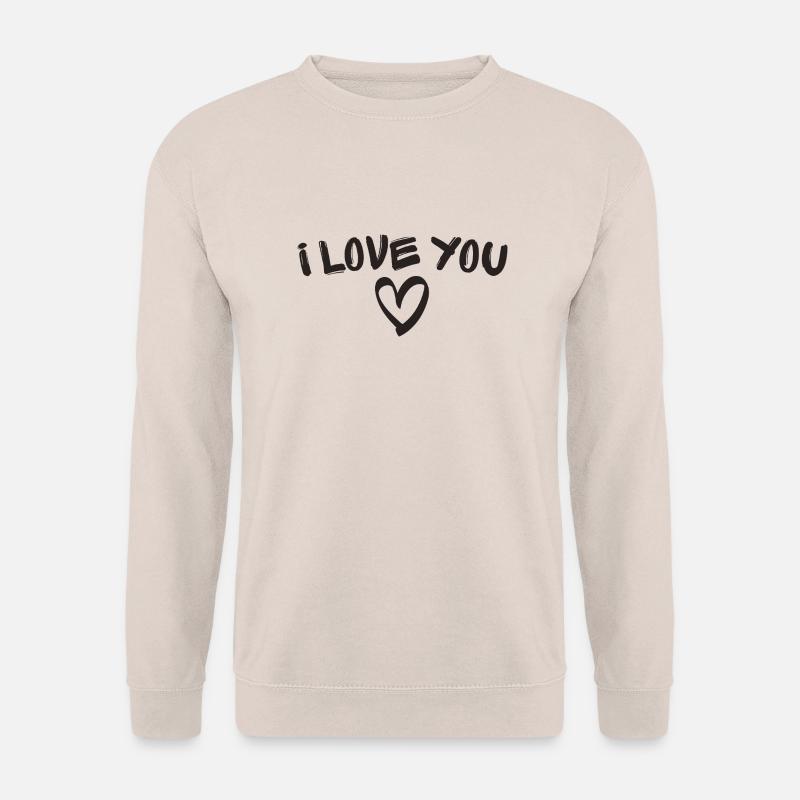 i love you - Unisex Pullover - Sand