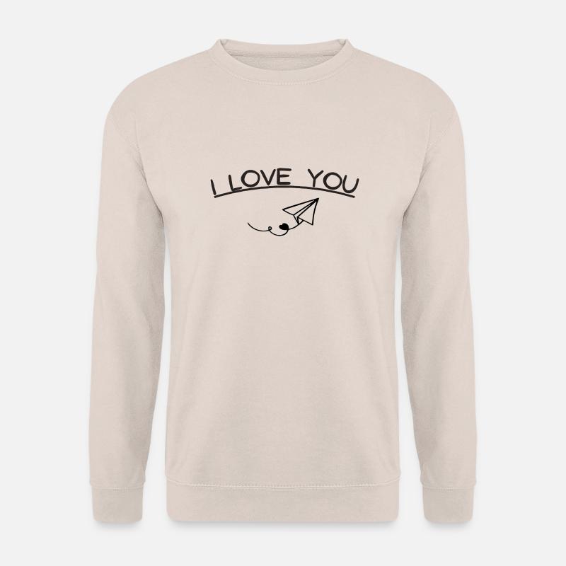 i love you - Unisex Pullover - Sand