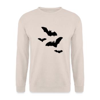 fledermaus1 - Sweat-shirt Unisexe - sable - Devant - Alina (178cm) & Michal (187cm)