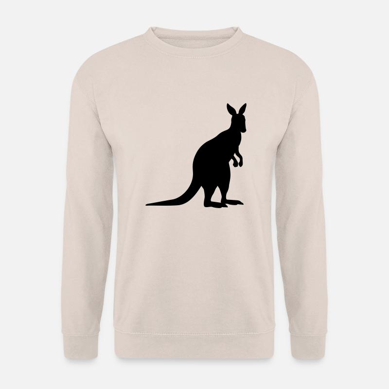 kangaroo animal - Unisex Pullover - Sand