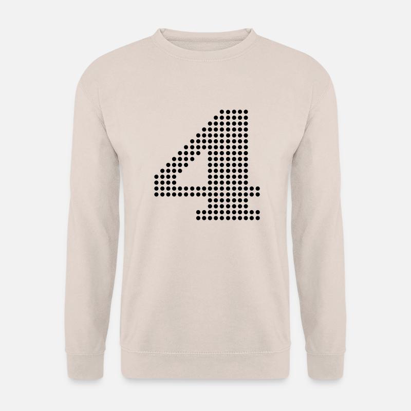 4 nummer - Unisex Sweatshirt - sand