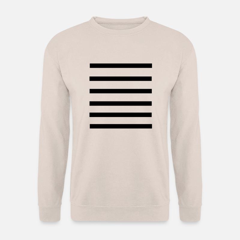 stripes_pattern_line - Unisex Sweatshirt - sand