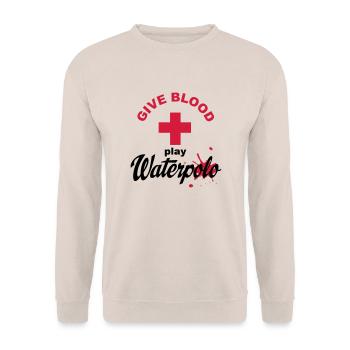 waterpolo - Unisex Sweatshirt - sand - Front - Alina (178cm) & Michal (187cm)