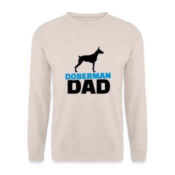 Dobermann - Unisex Pullover - Sand - Vorne - Alina (178cm) & Michal (187cm)