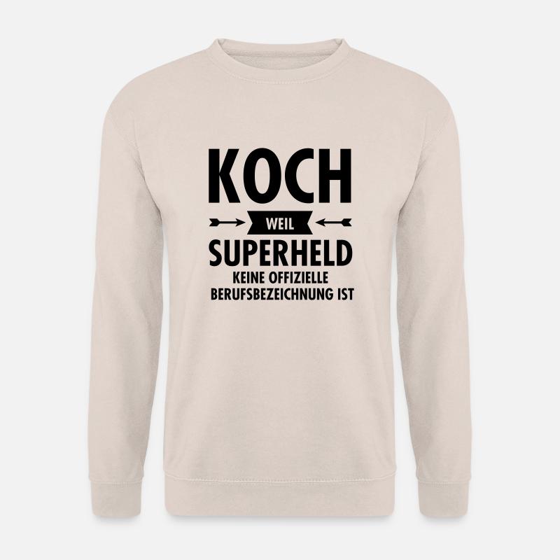 Koch - Superheld - Unisex Pullover - Sand