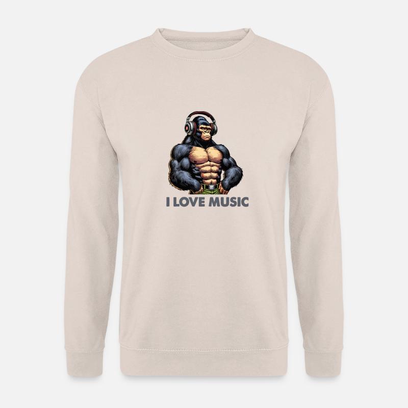 gorilla musik - Unisex Pullover - Sand