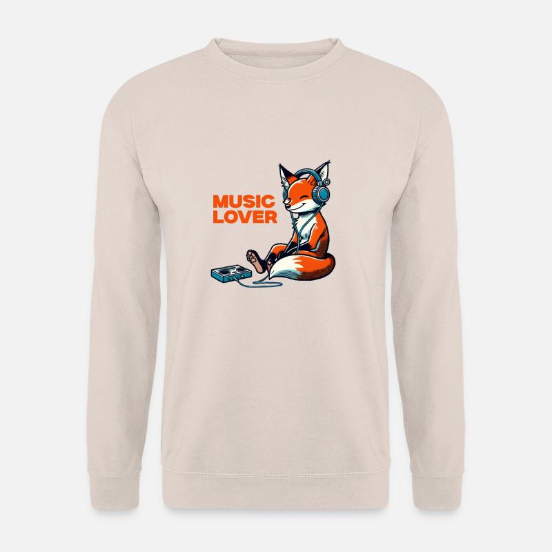 fuchs musik love - Unisex Pullover - Sand