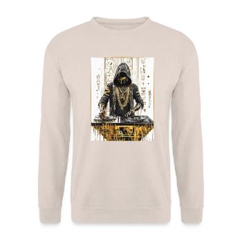 T-Shirt de l’Agence D Egypte Ancienne - Sweat-shirt Unisexe - sable - Devant - Alina (178cm) & Michal (187cm)