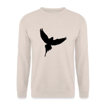 Colombe - Sweat-shirt Unisexe - sable - Devant - Alina (178cm) & Michal (187cm)
