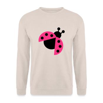 coccinelle - Sweat-shirt Unisexe - sable - Devant - Alina (178cm) & Michal (187cm)