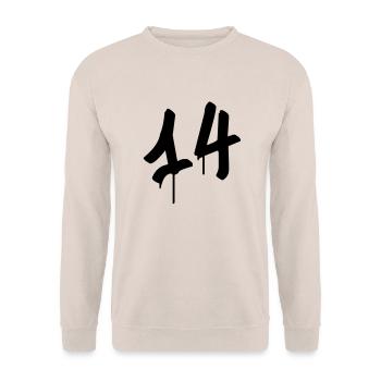 Tag : 14 - Sweat-shirt Unisexe - sable - Devant - Alina (178cm) & Michal (187cm)