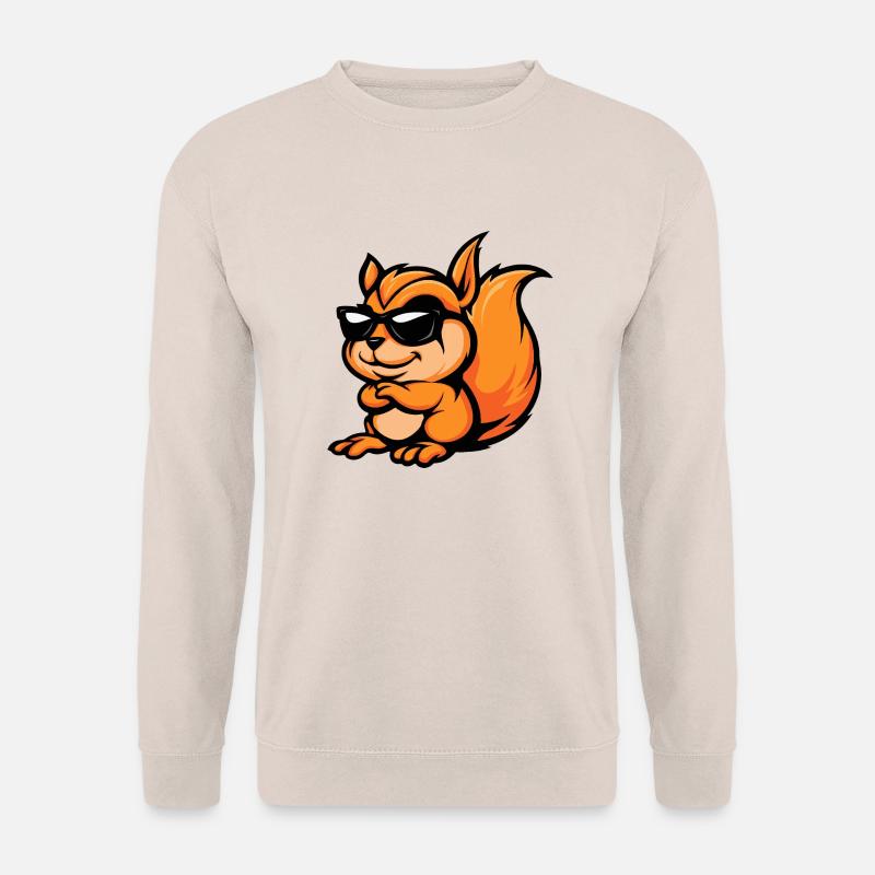 Squirrel Comic Cool - Unisex Sweatshirt - sand
