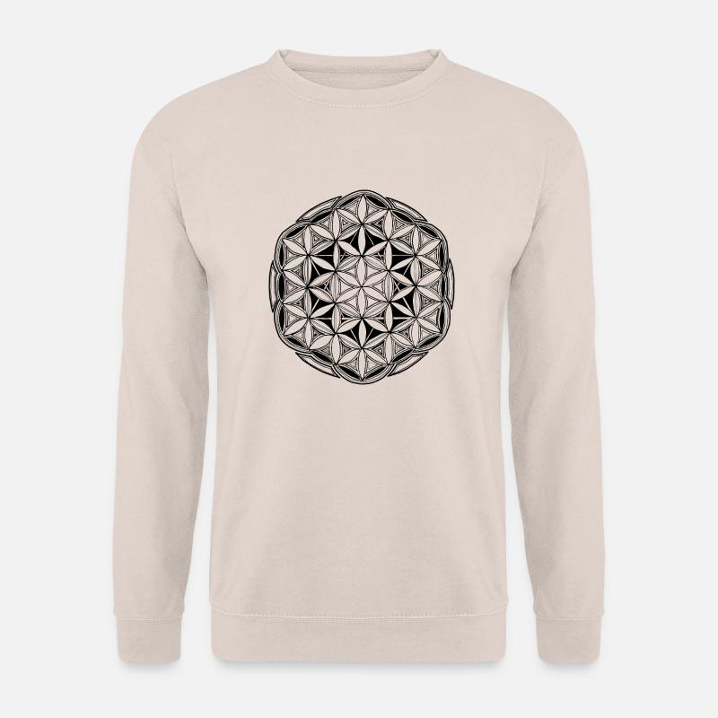 Blume Des Lebens Motiv - Unisex Pullover - Sand
