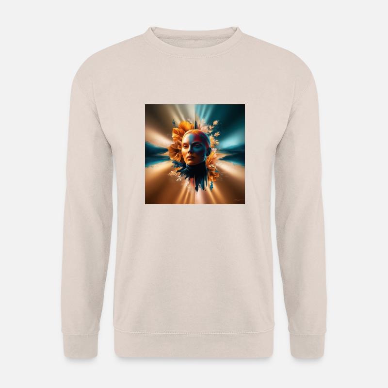 Ein mystisches Gesicht - Unisex Pullover - Sand