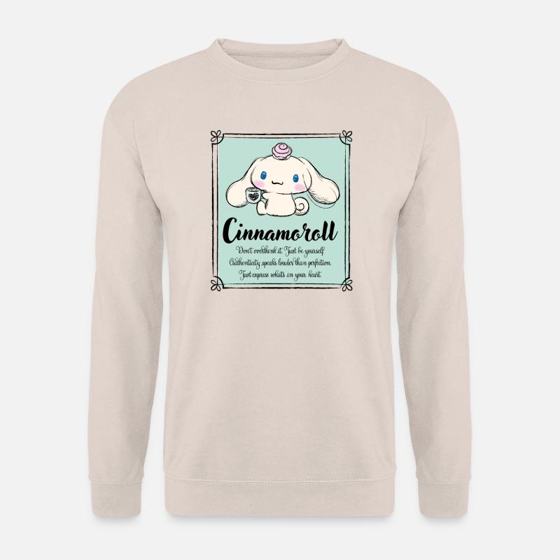 Cinnamoroll Don't Overthink It. Just Be Yourself - Unisex Pullover - Sand