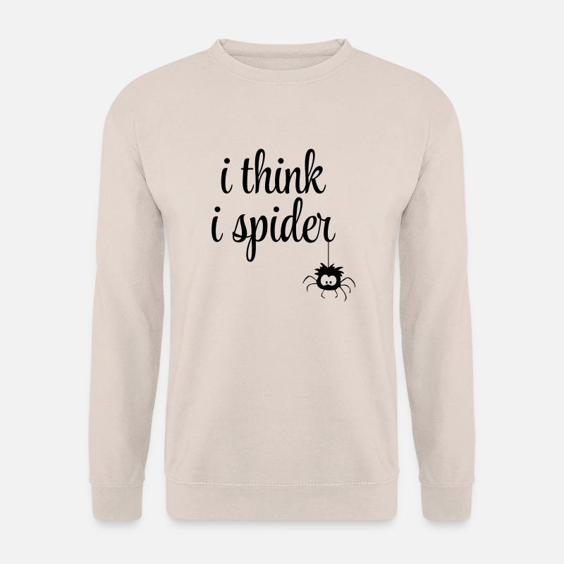 i think i spider - Unisex Pullover - Sand
