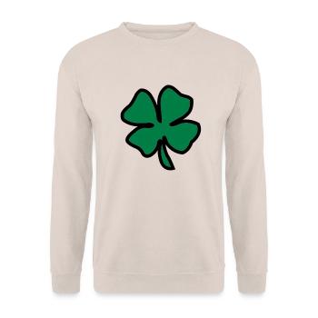 Irish Leaf two coloured - Sweat-shirt Unisexe - sable - Devant - Alina (178cm) & Michal (187cm)