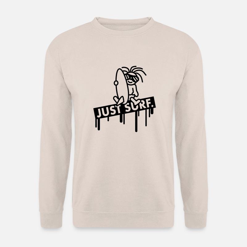 just_surf_baby_graffiti - Unisex Pullover - Sand