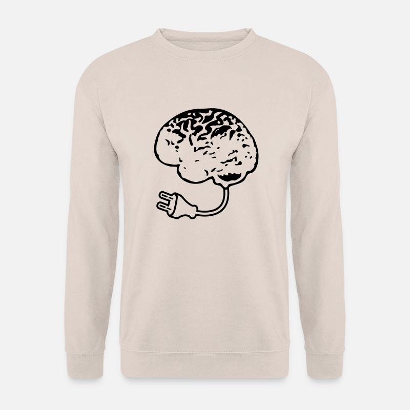 Brain Plug - Unisex Sweatshirt - sand