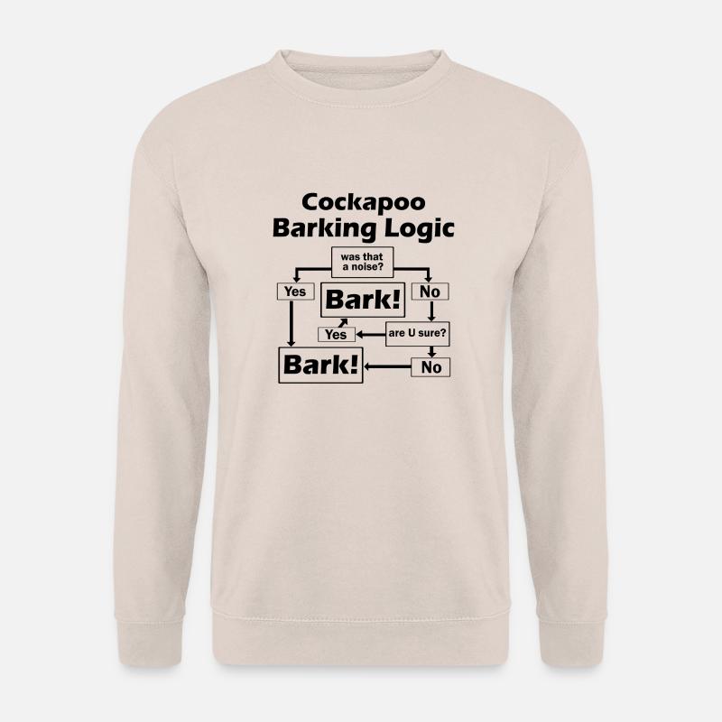 Cockapoo Logic - Unisex Sweatshirt - sand
