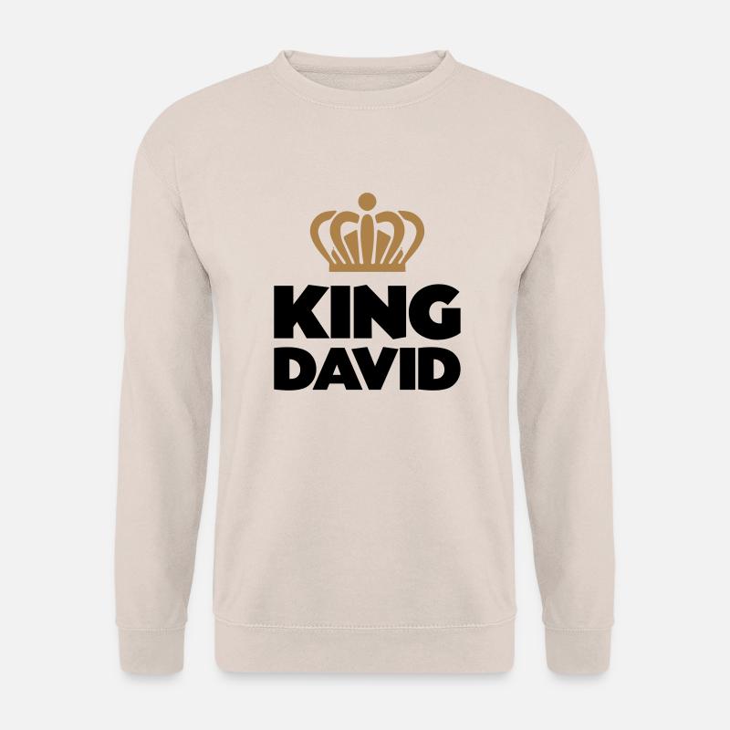 King david name thing crown - Unisex Sweatshirt - sand