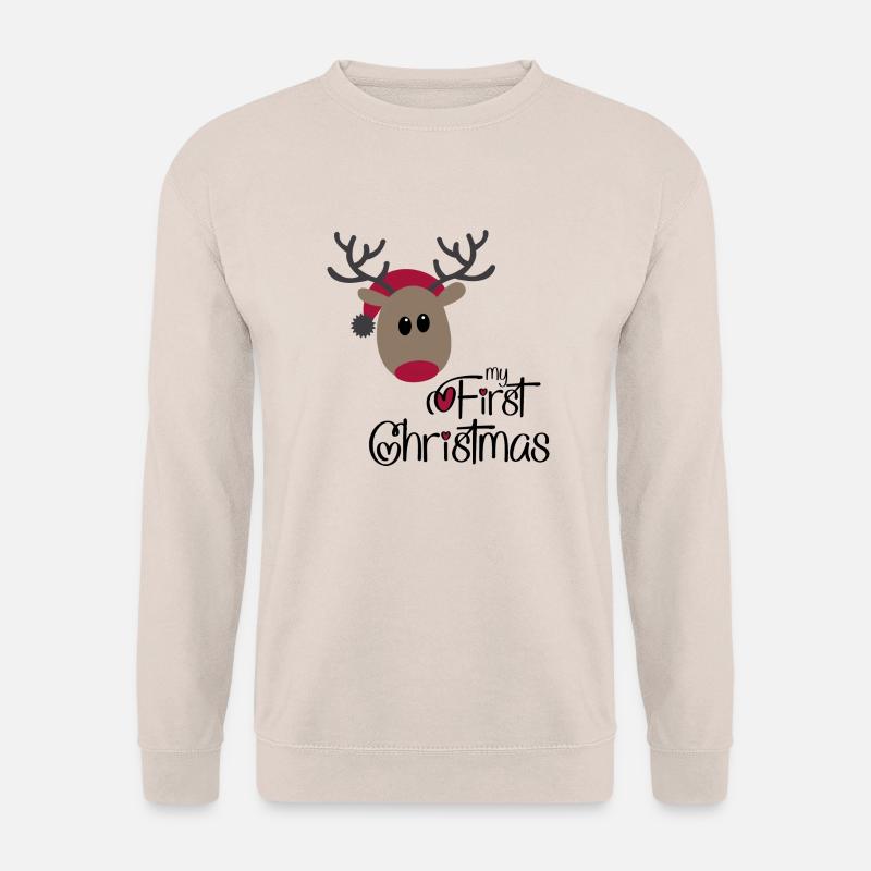 My first Christmas - Unisex Pullover - Sand