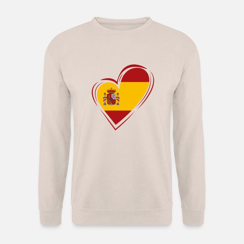 Spanien Herz - Unisex Pullover - Sand