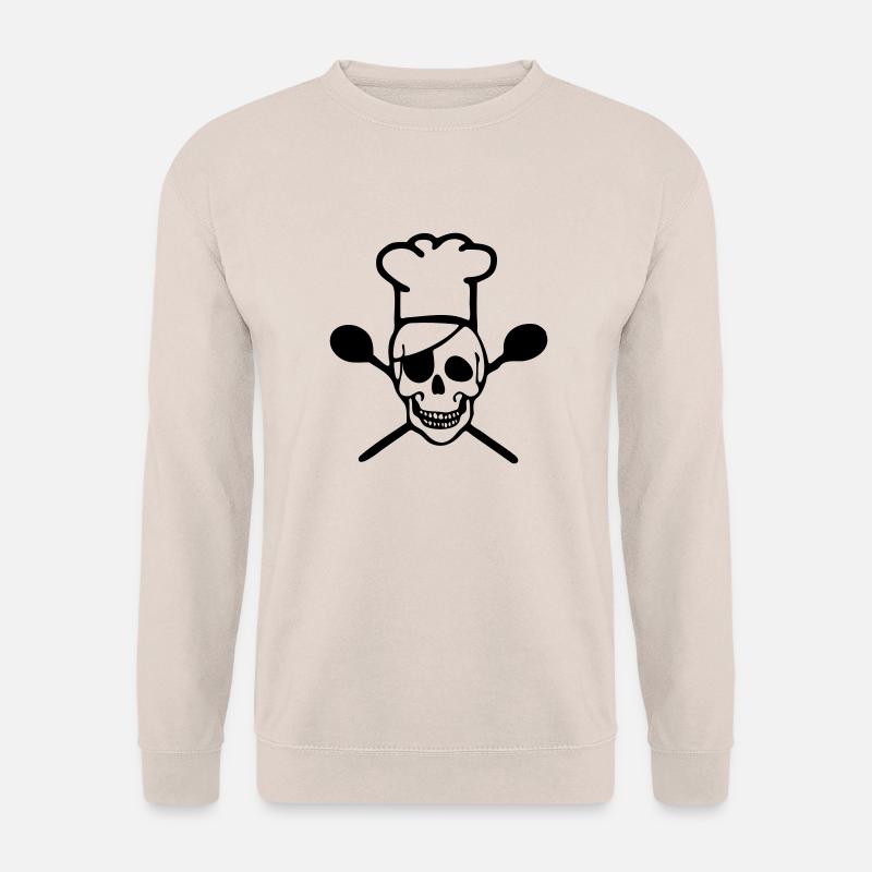Kochen, Skull, Totenkopf - Unisex Pullover - Sand