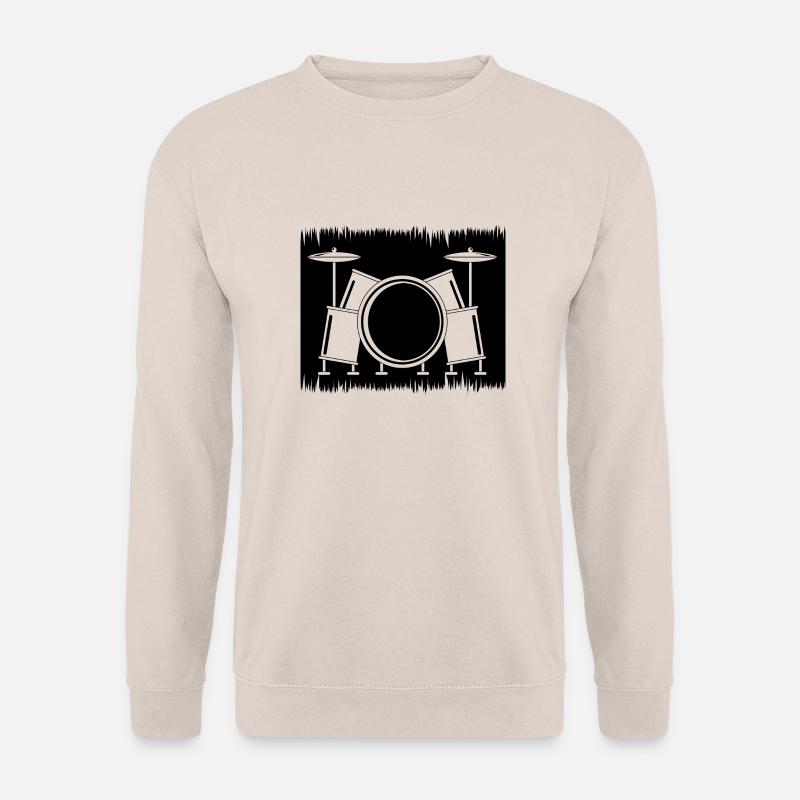 Schlagzeug Schlagzeuger Geschenke - Unisex Pullover - Sand